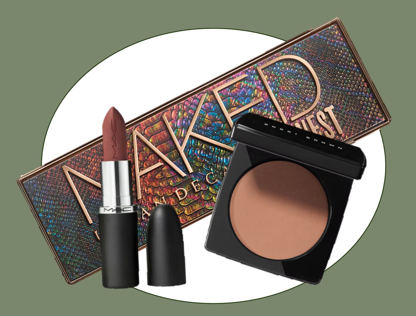 Produtos de maquilhagem usados no editorial de Touro